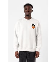 Dragon Ball Z Anime Son Goku Pocket Beyaz Erkek 2ip Sweatshirt