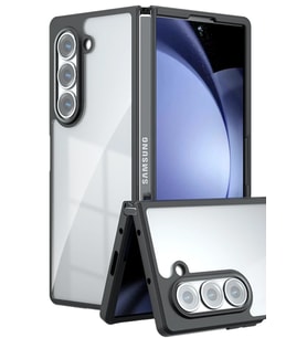 Northcity Samsung Galaxy Z Fold 5 Kılıf Blur Fold Kapak - Siyah