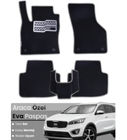 KİA SORENTO 5 KİŞİLİK (2015-2021) Uyumlu EVA Paspas Tam Set–Araca Özel,Kolay Montaj,Su Geçirmez