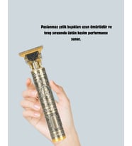 Şarjlı Titanyum Bıçaklı Saç Kesme Makinesi Yeni Nesil