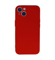 Apple İphone 13 Mini Kılıf Nano İçi Kadife Silikon - Kırmızı