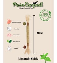 Naneli Matatabi Çubuğu, Doğal, Stres Azaltıcı, Diş Sağlığına Katkı 2 Adet