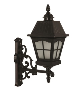 AVONNI BAP-68039-BSY-M1-OP Siyah Boyalı Dış Mekan Aydınlatma E27 Aluminyum Cam 23x40cm