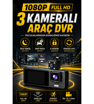 Ön İç Arka Kameralı DVR Araç Kayıt Sistemi
