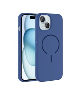 Apple iPhone 15 Kılıf M-safe Şarj Özellikli Zore Meta Kapak