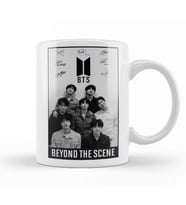 Bts Black And White Kupa Bardak Porselen