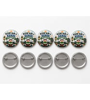 5 adet Kuran-ı Kerim Okuyorum Yazılı 54 mm Rozet