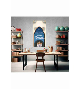 Hoş Geldin Ya-Şehri Ramazan Temalı Fotoğraf Panosu Branda 100x200
