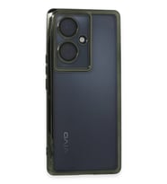 Mey İthalat® Vivo V29 Lite Kılıf Lensli Silikon - Yeşil