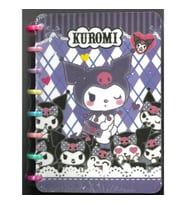 MOTTO MOT-2005 KUROMI KARTON KAPAK RENKLİ SPİRALLİ  A5 ÇİZGİLİ / KARELİ SAYFALI DEFTER