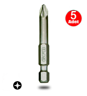 AletÇantam Gfb Bits Yıldız Uç Vidalama Matkap Ucu Pz2 x 50mm - 5 Adet