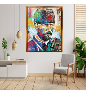 ÇERÇEVELİ ATATÜRK TABLO S415