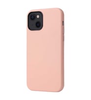 Apple iPhone 13 Mini Kılıf Deri Tasarım Kadife İç Yüzey Lüx Kapak (Pembe)