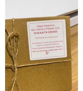 Eticaret Yapışkanlı Etiket 6x6 cm 500 Adet