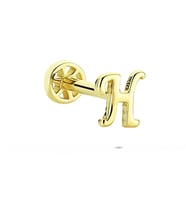 Glorria Altın H Harfi Tragus Piercing