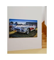 Kanvas Tablo Corvette C1 Klasik Araba Galeri Dekoratif Kanvas Tablo 70 X 100