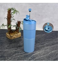 Tohana 75320 French Press Termos Mavi Paslanmaz Çelik Termos Mug 450 Ml
