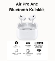 Air Pro ANC Gürültü Engelleyici Kablosuz Kulaklık iOS Android Cihazlarla Uyumlu (Beyaz)