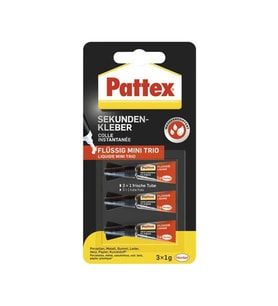 PATTEX JAPON YAPIŞTIRICI SÜPER MİNİ TRİO 3X1 GR