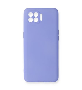 Oppo Reno 4 Lite Kılıf First Silikon - Lila