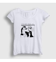 Presmono Kadın Beyaz Escape From La BoJack Horseman T-Shirt 299788tt