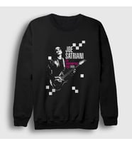 Presmono Unisex Siyah Tour Gitarist Hediye Joe Satriani Sweatshirt 551898tt