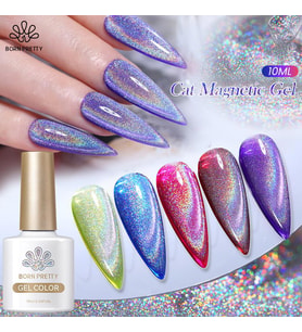 BORN PRETTY 10ml Omnipotent Laser Holo Cat Magnetic Gel 56383