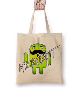 Mr Robot 02 Bez Çanta Uzun Saplı