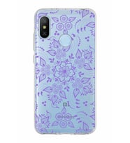 Xiaomi Mi A2 Lite Uyumlu Kapak Nostalji Desen Tasarımlı Şeffaf Silikon Kılıf