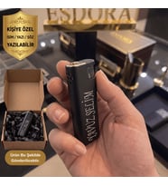 Kişiselleştirilebilir İsim Yazılı Metal Jet Çakmak - Özel Hediye