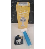 ANKASTRE AÇ KAPA VANA - KÖŞELİ YUVARLAK METAL KROM VOLAN Ø25x1/2" ( KALDE )