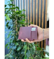 Kanguru Model Hakiki Deri Cüzdan (Bordo)
