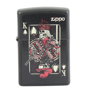 Zippo Çakmak King Skull Black