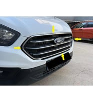 Ford Custom Ön Panjur Çerçevesi 4 parça 2018> Paslanmaz Çelik
