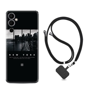 Tecno Pova Neo 2 Kılıf Silikon Boyun Askılı İpli Desenli Silikon New York 1612
