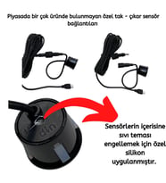Space Türkçe Sesli Park Sensörü (18.5mm) Erkek Sesli Premium