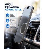 Araç İçi Telefon Tutucu Mıknatıslı Havalandırma Izgarası Telefon Standı