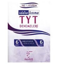 Karekök Yayınları Karekök Iddialısına Tyt Denemeleri 6'lı Yks 1.oturum Yeni (Çok Renkli)