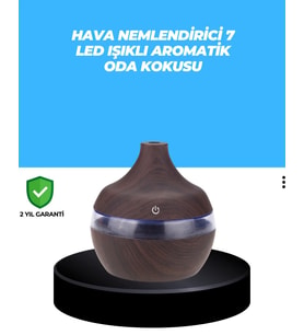7 Renk Dinlendirici LED Işıklı Aroma Buhar Makinesi