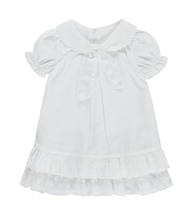 Civil Baby Etek Ucu Tüllü 6-18 Ay Elbise - Beyaz