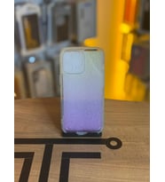 iPhone 13 Pro Uyumlu Parıltılı Desenli Renkli Şeffaf Silikon Kılıf (Pembe - Sarı)