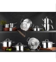Aryıldız Vento Prestige Çizgili 20 Parça İdeal Set (Gri)