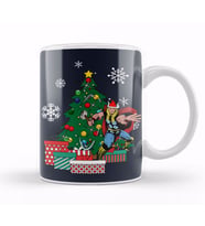 Thor Around The Christmas Tree Kupa Bardak Porselen