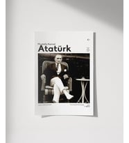 Çerçevesiz Poster Cumhuriyetin Önderi (Çok Renkli)
