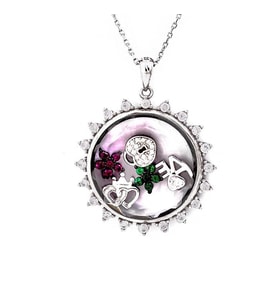Şanş Gümüş Kolye Sb1845 (Altın)