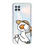 Oppo Reno 4 Lite Uyumlu Ördek Desenli Şeffaf Telefon Kılıfı