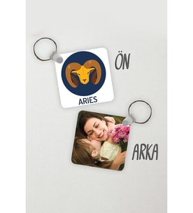Koç Burcu Resim Baskılı Anahtarlık