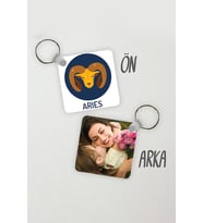 Koç Burcu Resim Baskılı Anahtarlık