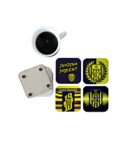 Ghostbastır Design Ankaragücü Spor Dekoratif Ahşap Bardak Altlığı Seti 099