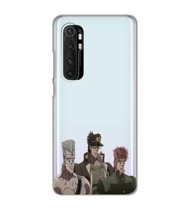 Xiaomi Mi Note 10 LITE Uyumlu JoJo's Bizarre Adventure Tasarımlı Şeffaf Telefon Kılıfı